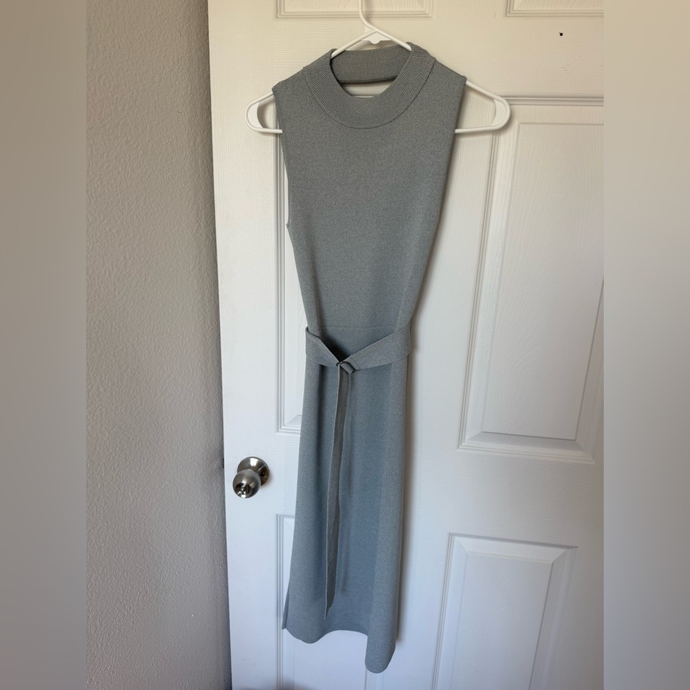 Forever New Grey knit Dress with Belt